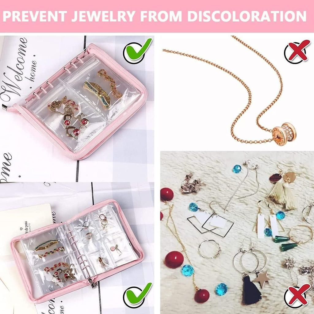 Transparent Jewellery Book With 60 Pocket